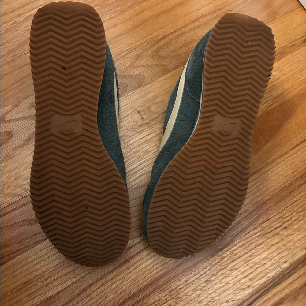 Nike Green Suede Cortez Sneakers - Picture 7 of 8